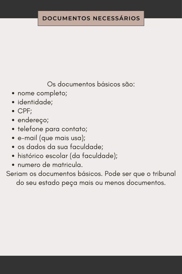 Livro Digital - Dicas de como conseguir um estágio no judiciário - Imagem 5