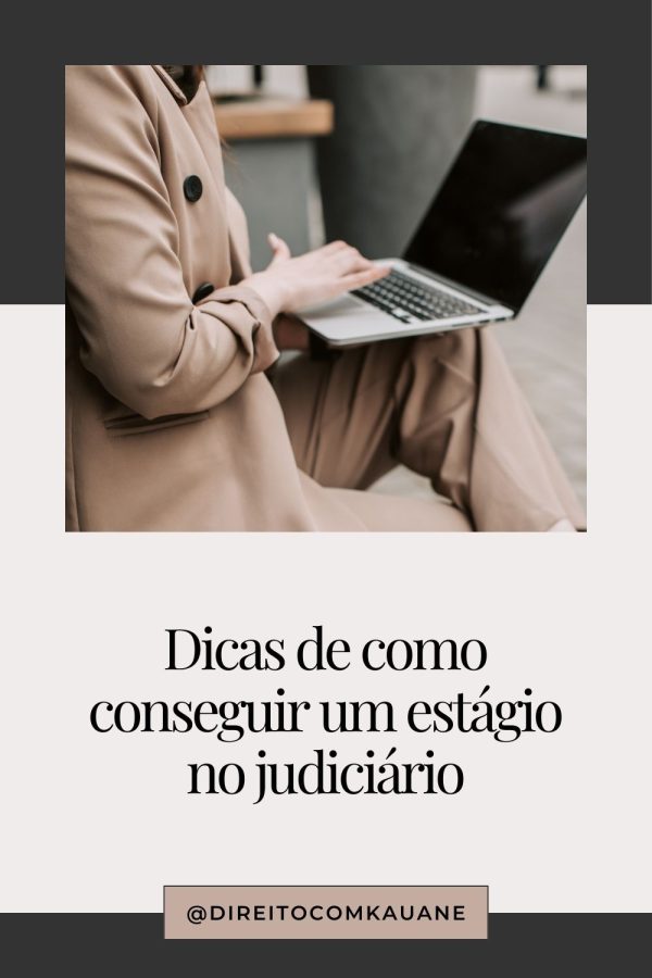 Livro Digital - Dicas de como conseguir um estágio no judiciário