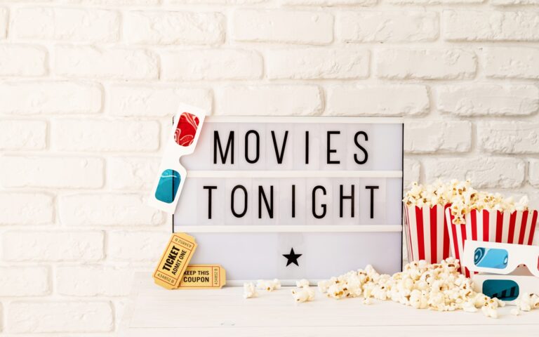 movies tonight lightbox and popcorn. Words in the wild