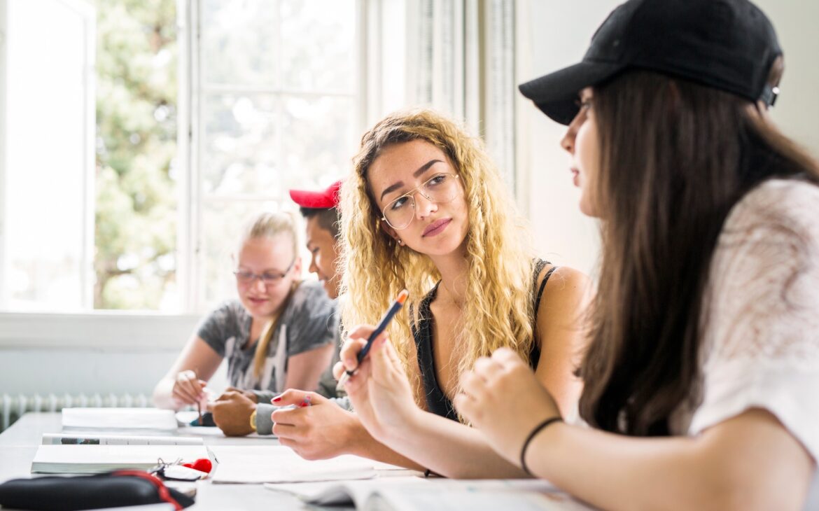 Students (14-15) in classroom